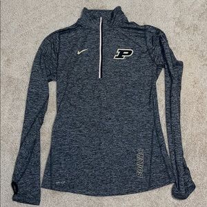 SOLD: Purdue Boilers Grey Nike Dri-Fit